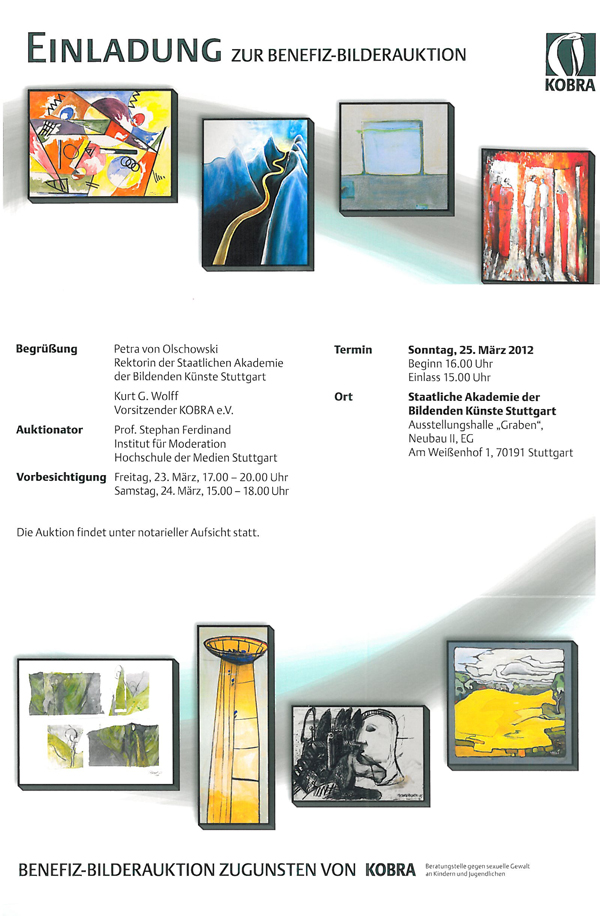 Benefiz-Bilderauktion Kobra