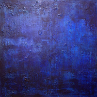 Struktur Blau Monochrom - Blue Moon - white